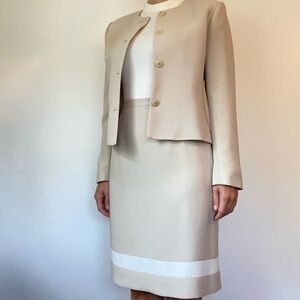 Vintage Suit Jacket and Skirt Set